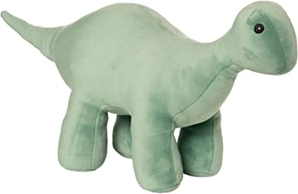 Manhattan Toy -STOMPER VELVETEEN BRONTOSAURUS DINOSAUR STUFFED ANIMAL