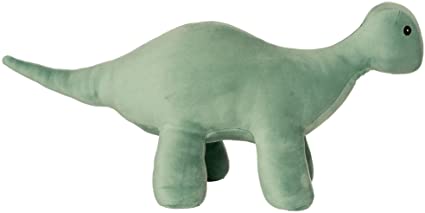 Manhattan Toy -STOMPER VELVETEEN BRONTOSAURUS DINOSAUR STUFFED ANIMAL