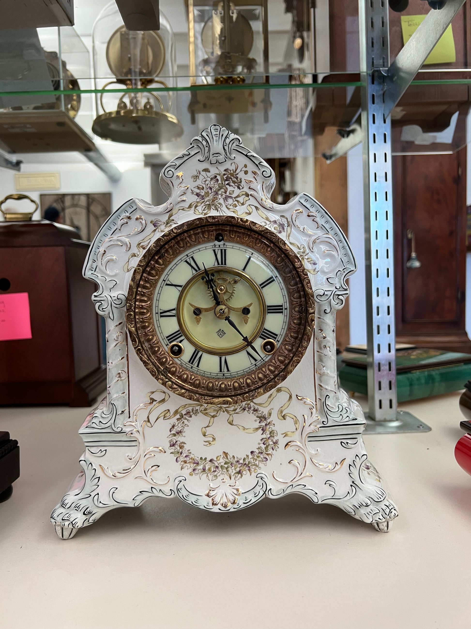 Antique Ansonia Mantle Clock – McGuiresclocks