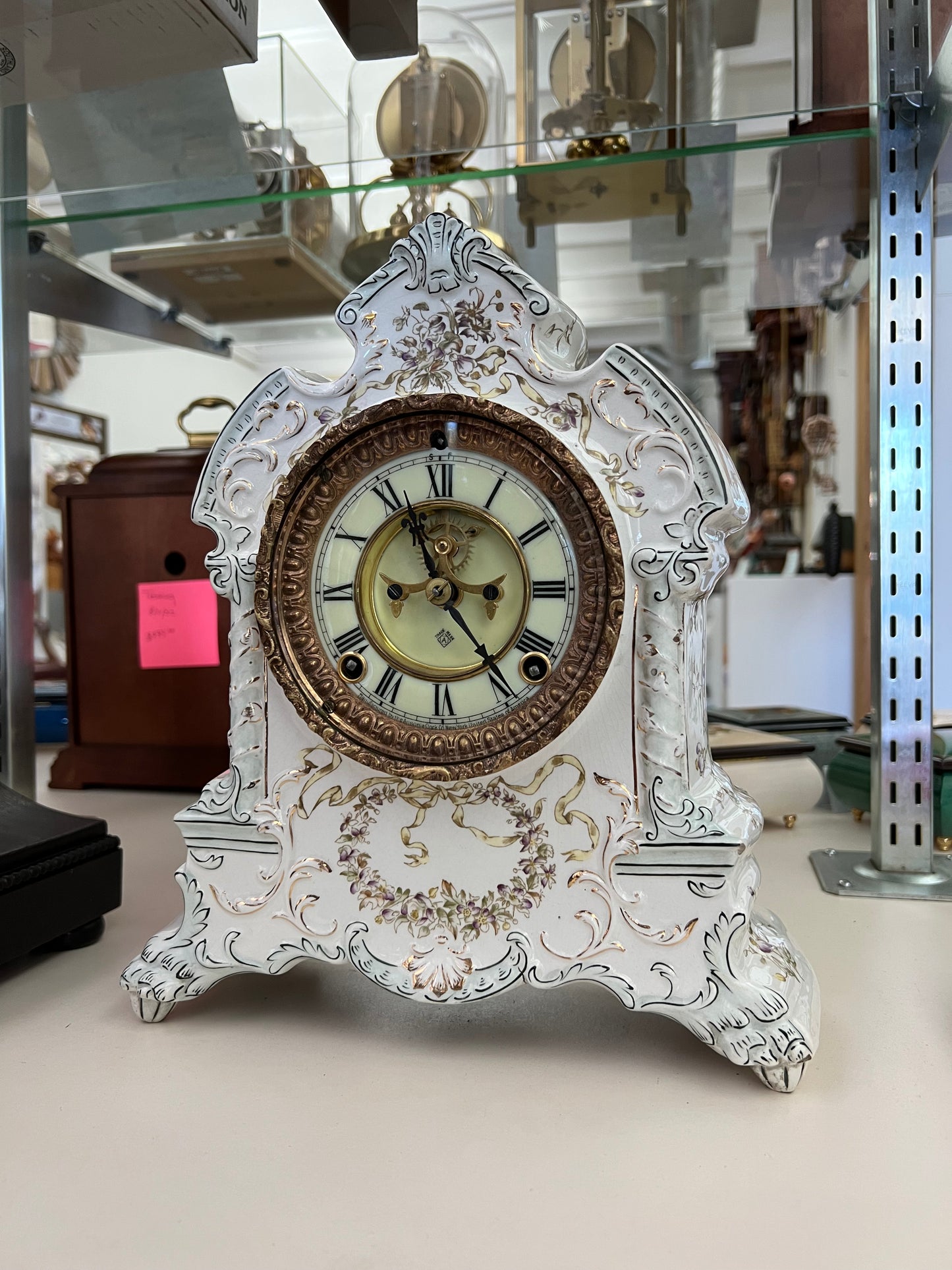 Ansonia Clock Company - ANTIQUE MANTEL CLOCK