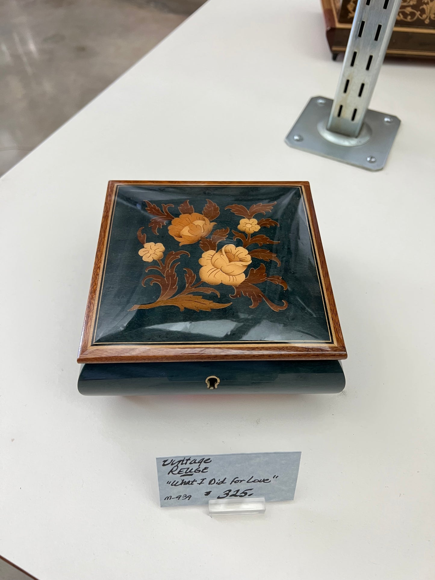 VINTAGE REUGE MUSIC BOX - WHAT I DID FOR LOVE