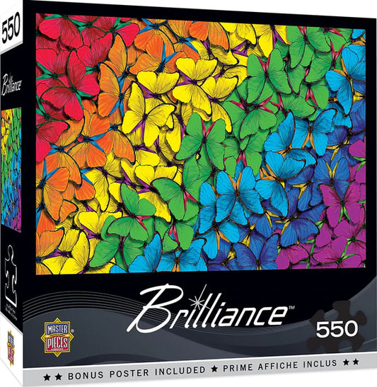 MasterPieces - FLUTTERING RAINBOW (550 PC PUZZLE)