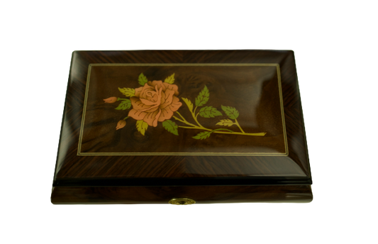 Inlaid Sorrento Italy Music Box Collectible Reuge "Waltz in 3/4 Time" by StraussTune