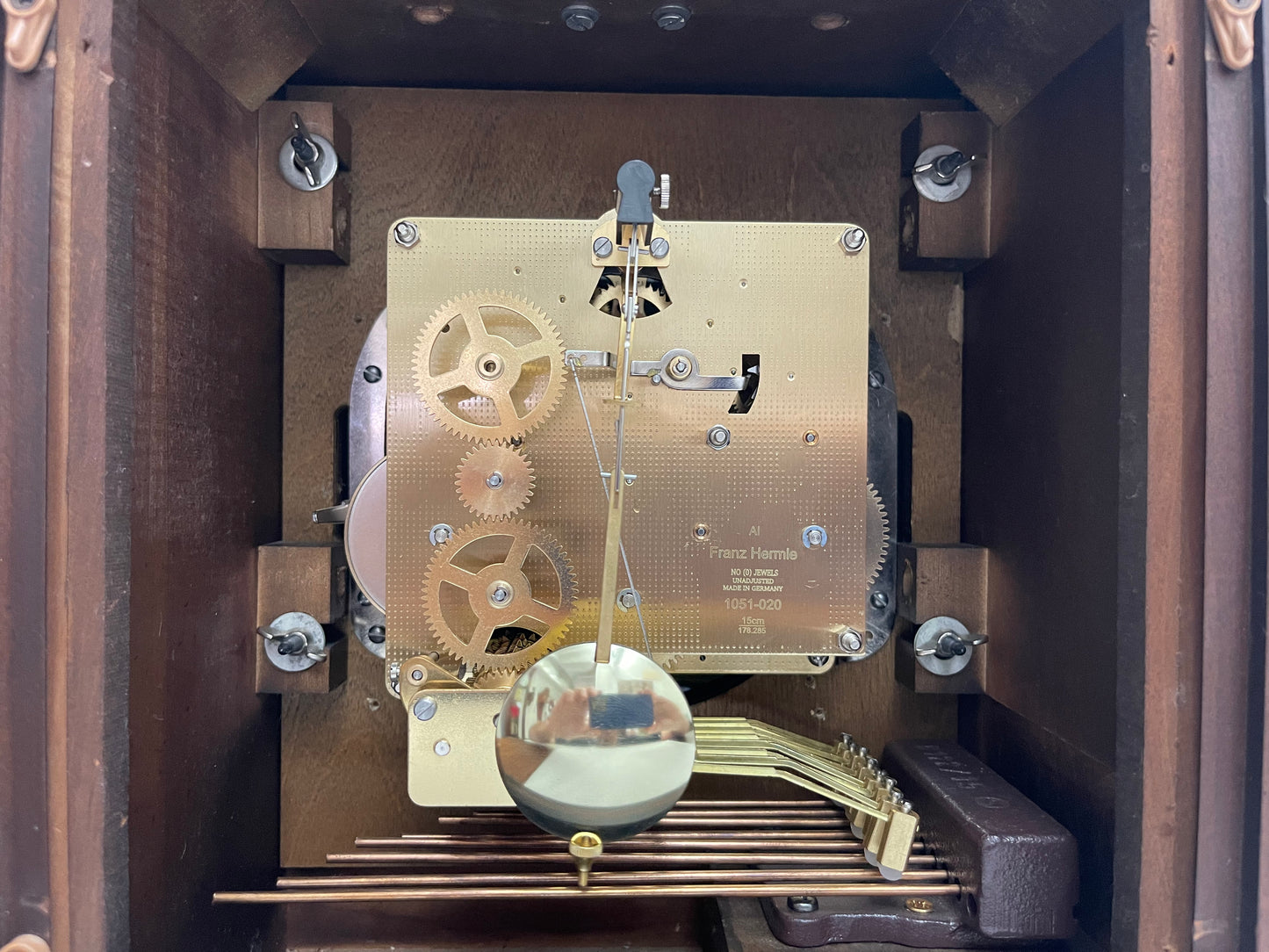 VINTAGE CUSTOM BRACKET CLOCK