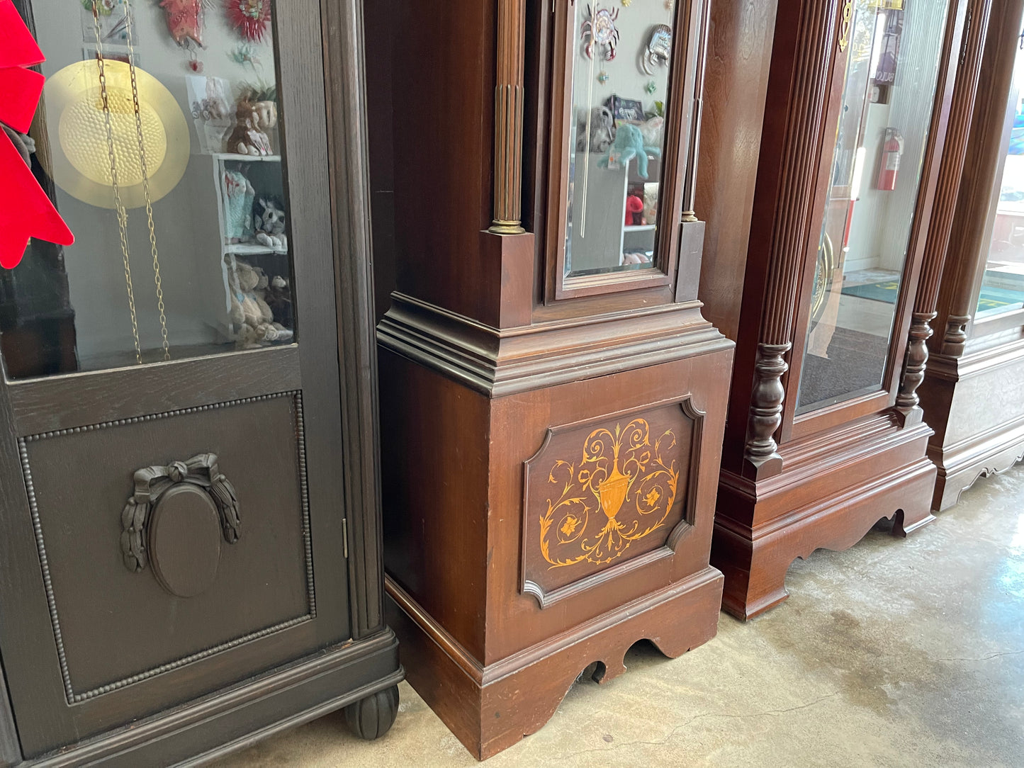 Thomas B Cardwell - ANTIQUE ENGLISH TALL CASE GRANDFATHER CLOCK