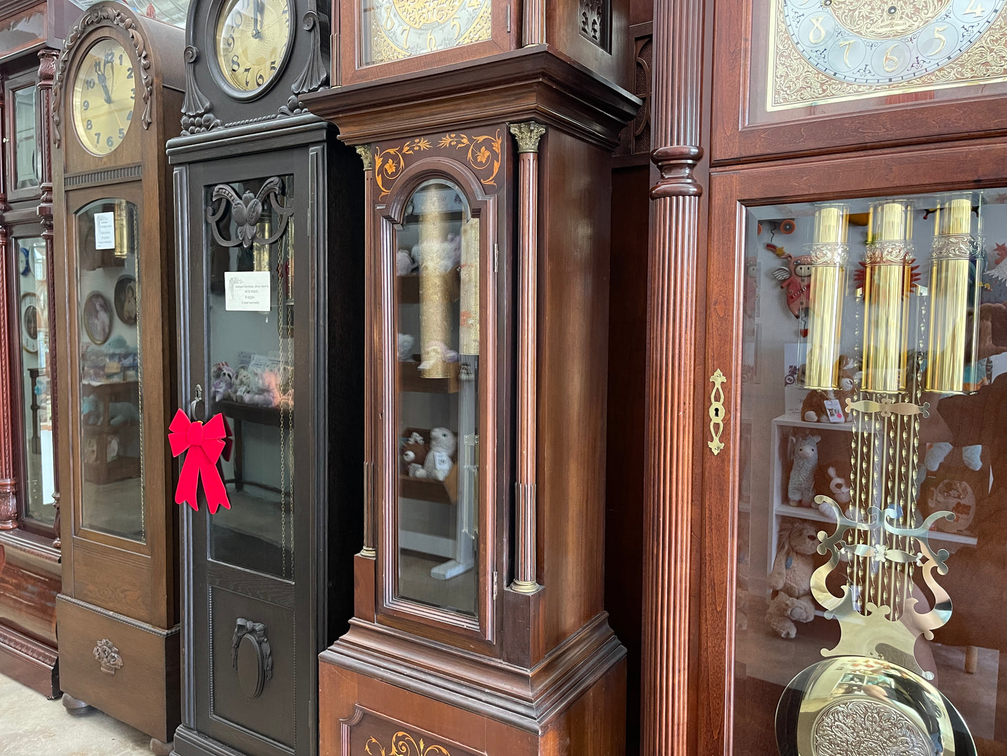 Thomas B Cardwell - ANTIQUE ENGLISH TALL CASE GRANDFATHER CLOCK