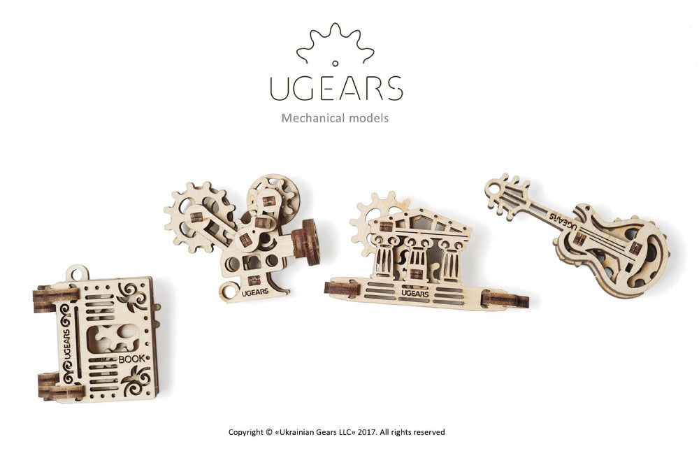 UGears - U-FIDGET CREATION  (4 pcs)