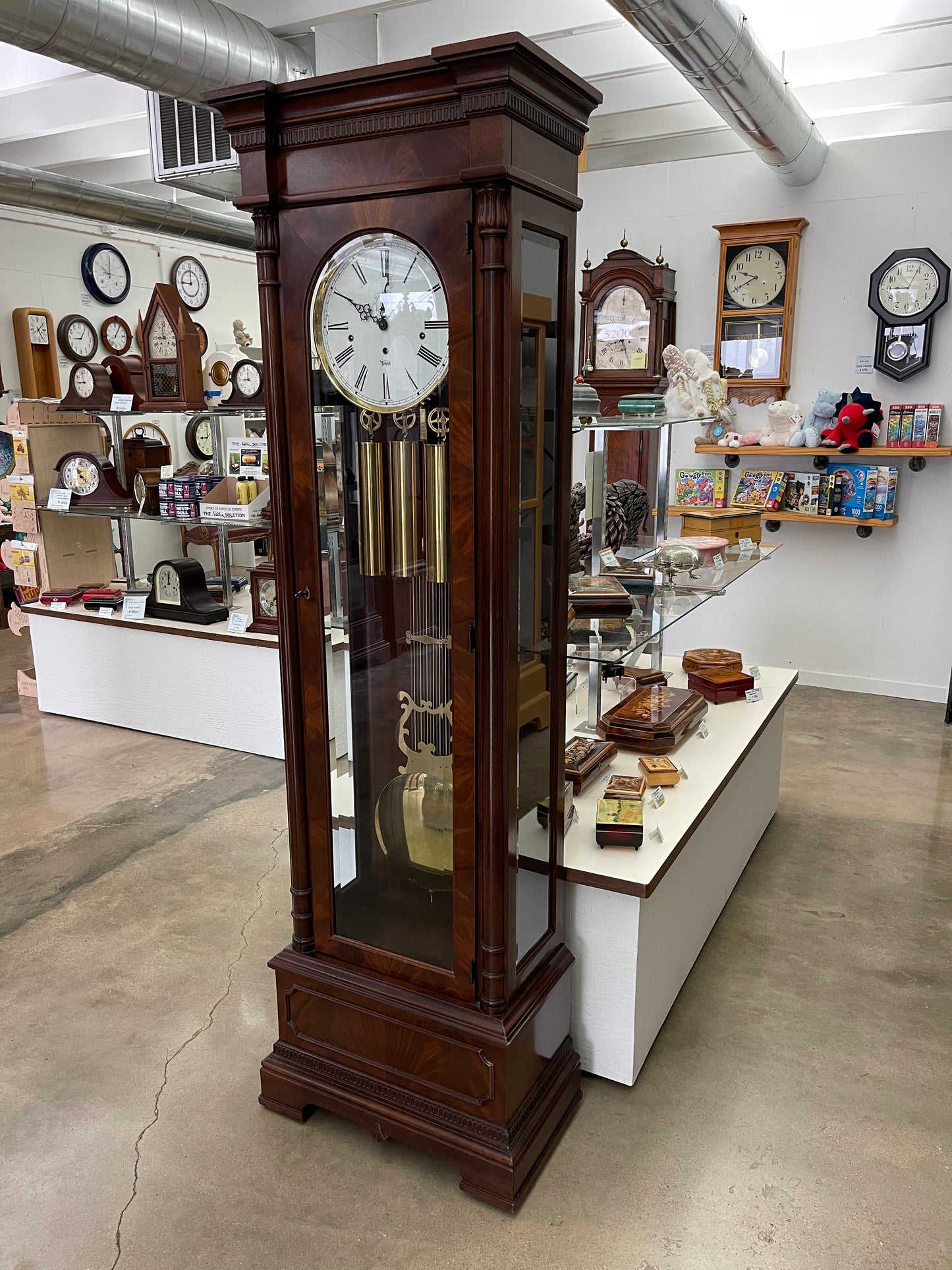 Vintage - Sligh Dorset Grandfather Clock 0943-1-MH