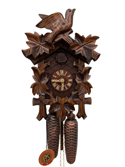 Anton Schneider - 5 LEAF GERMAN CUCKOO CLOCK - 8T90/9 8 DAY