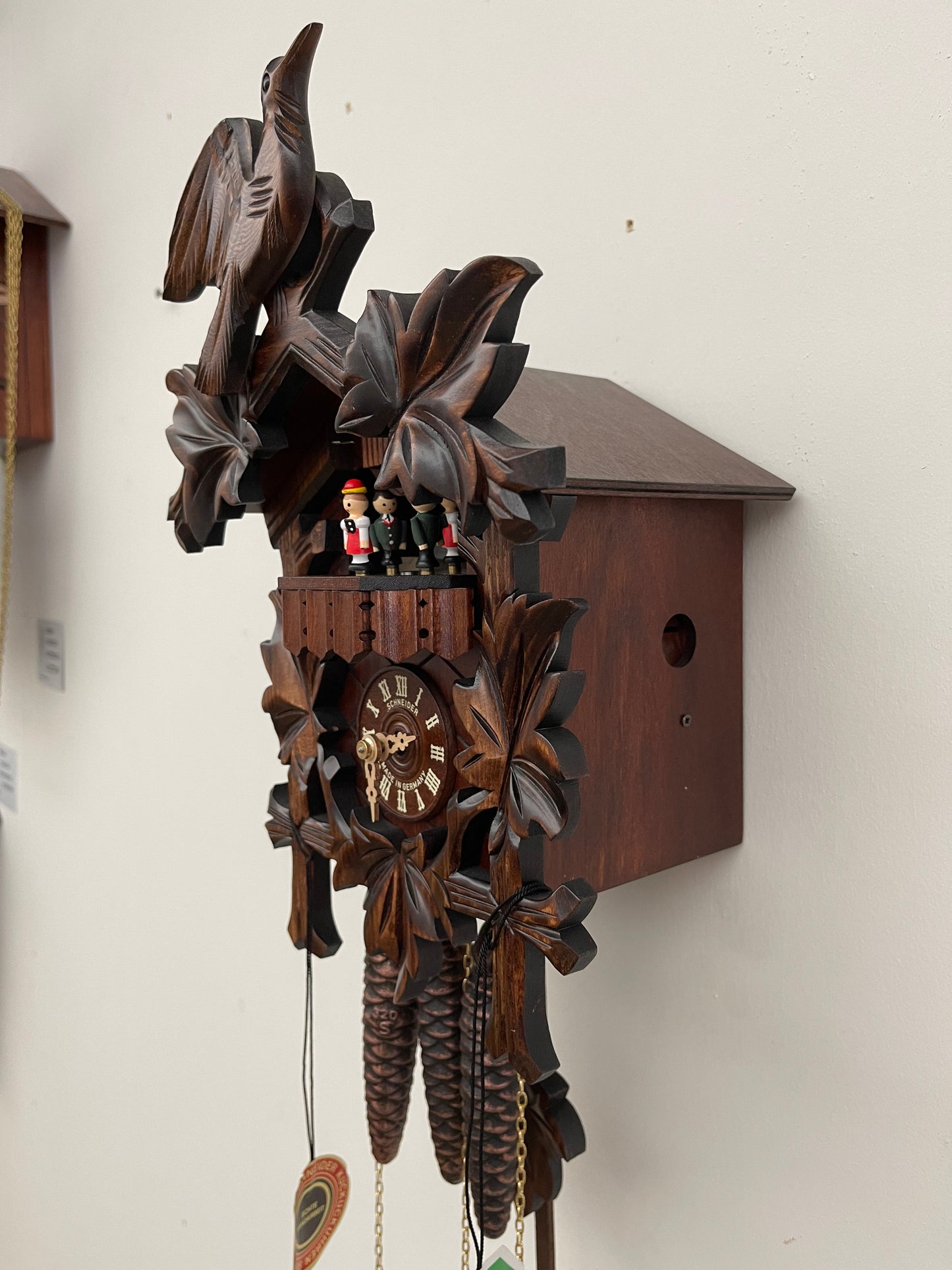 Anton Schneider MT6100/9 CARVED MUSICAL 1 DAY CUCKOO CLOCK