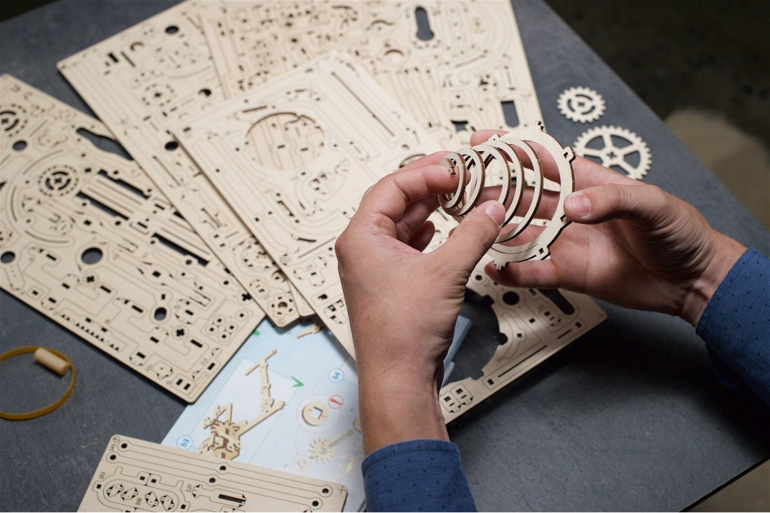 UGears - MARBLE RUN STEPPED HOIST
